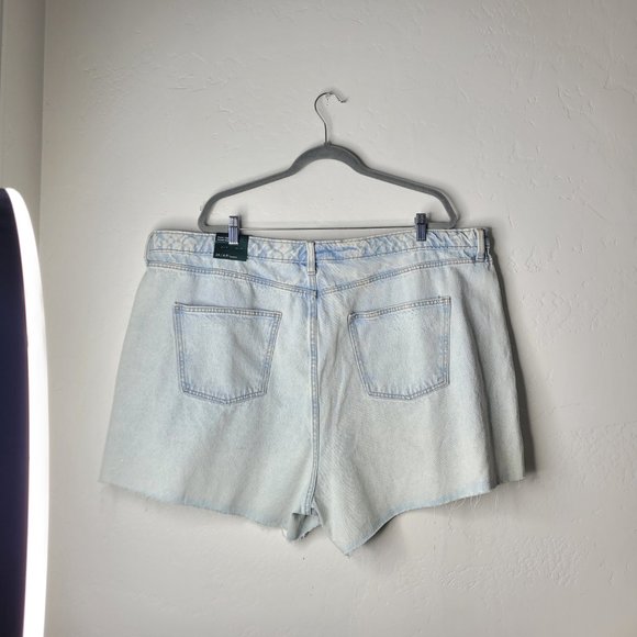 Wild Fable Plus Size Super High Rise Cut Off Shorts - Picture 6 of 8